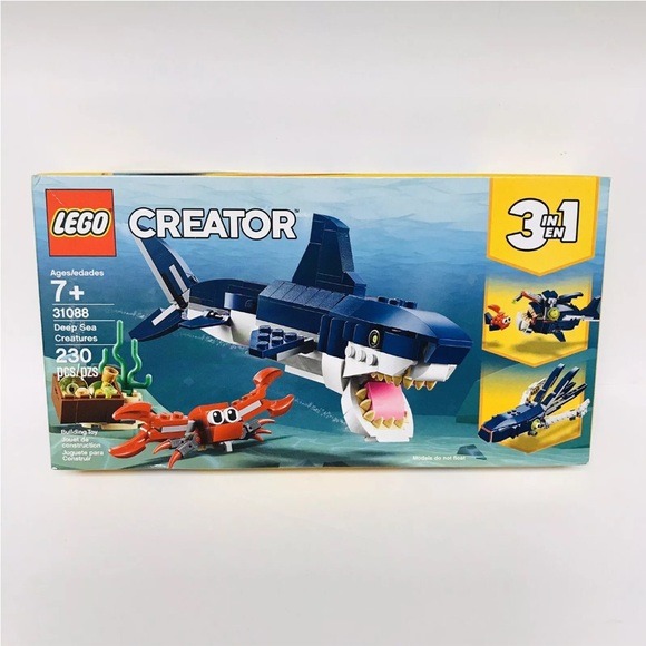 Toys | Lego Creator 3 In 1 Deep Sea Creatures Building Kit 3188 230 ...